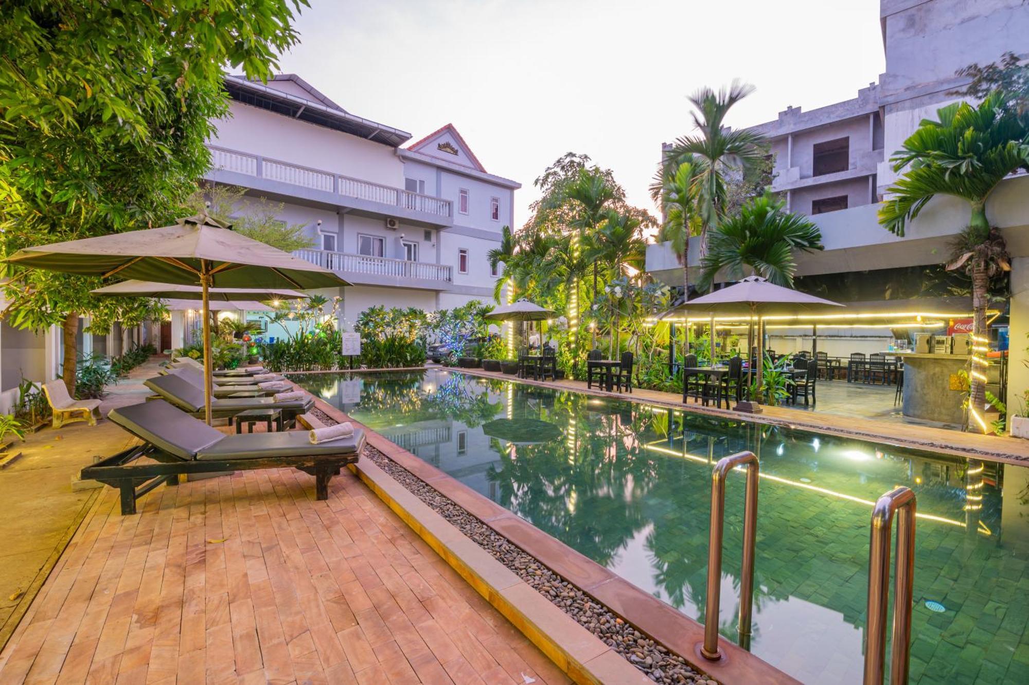 Damnak Soksan Hotel Siem Reap Eksteriør bilde